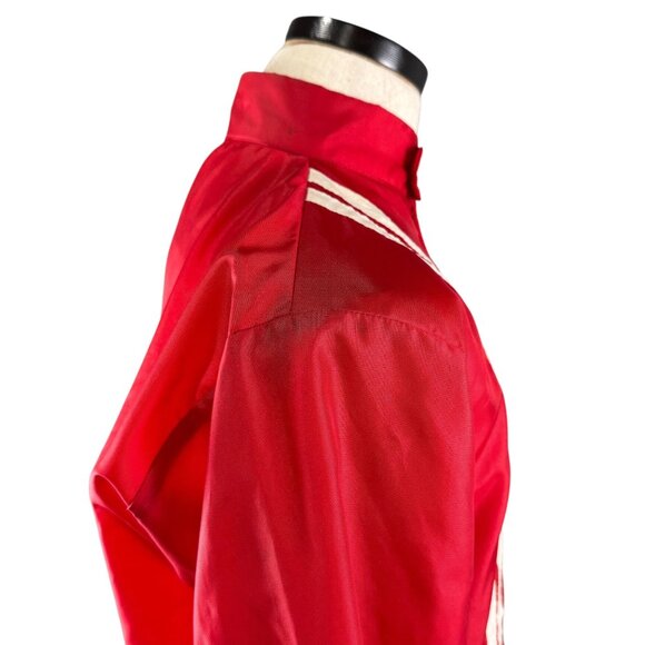 Vintage 60s Lion Uniform Mens Firestone Red Jacket Medium Nylon - Picture 12 of 16